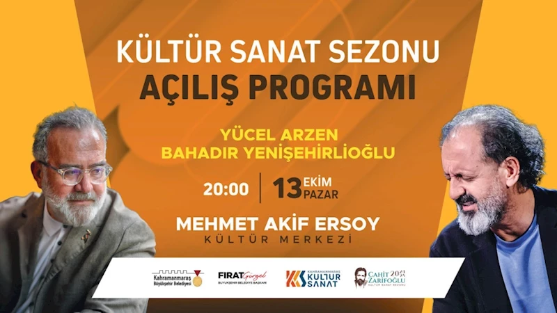 Cahit Zarifoğlu Kültür Sanat Sezonu Görkemli Programla Başlayacak