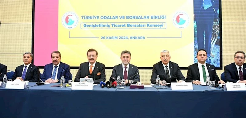 SU VERİMLİLİĞİ PROTOKOLÜ, BAKAN YUMAKLI İLE TOBB BAŞKANI HİSARCIKLIOĞLU TARAFINDAN İMZALANDI