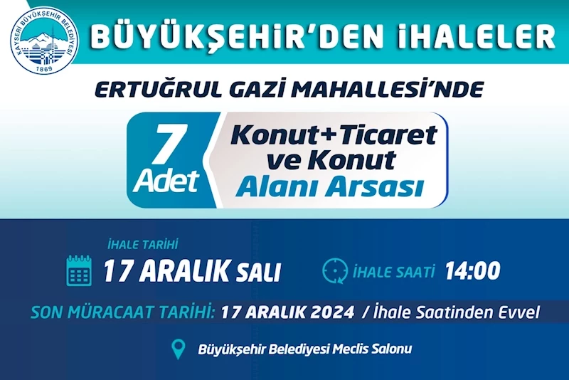 Büyükşehir’den İhaleler