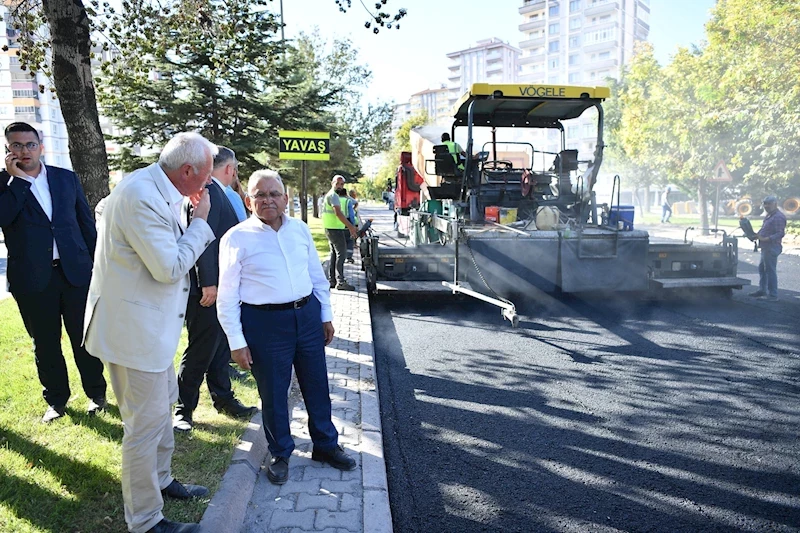 Başkan Büyükkılıç’tan Altyapı ve Asfalt Yenileme Çalışmalarına Yakın Takip